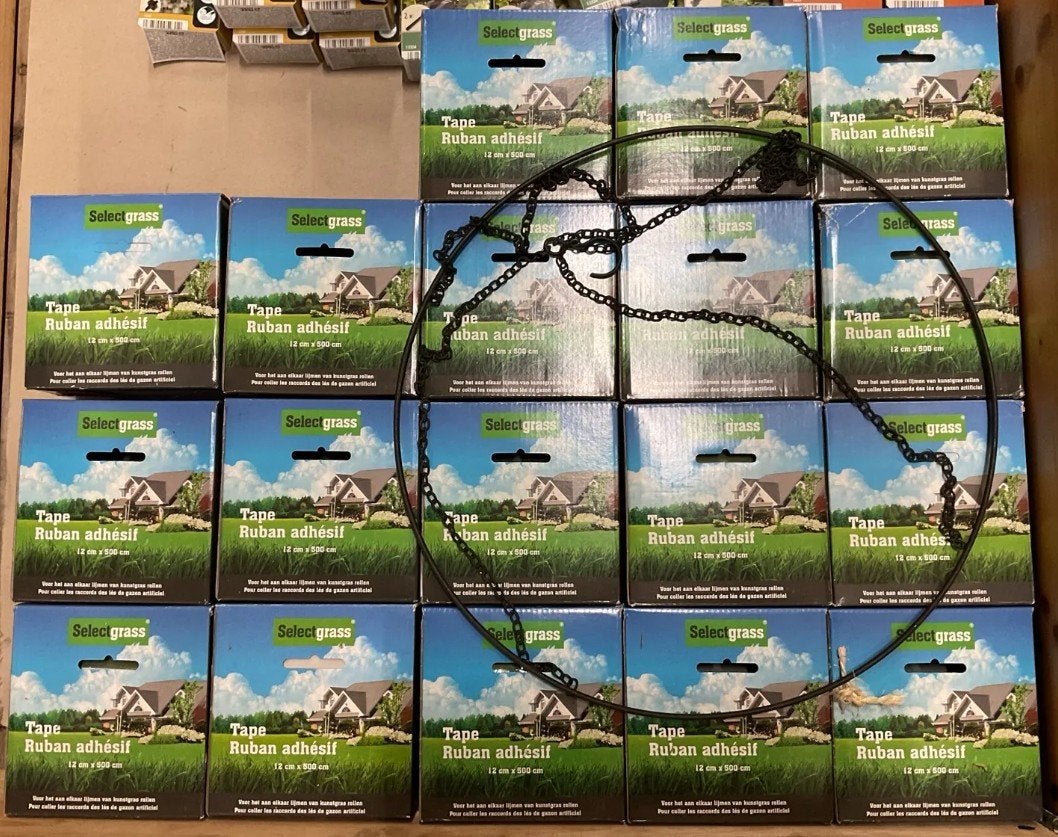 Selectgrass tape ruban adhésif 12 cm x 5 m, Tuin en Terras, Gras en Kunstgras, Ophalen of Verzenden, Nieuw, Minder dan 10 m², Kunstgras