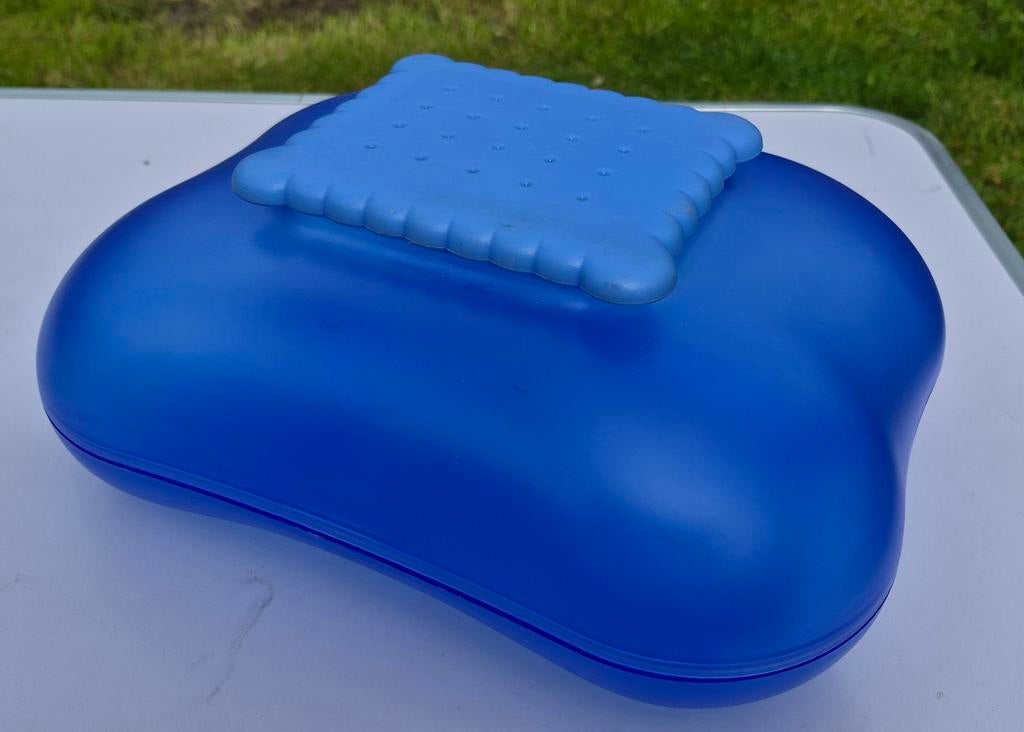 Alessi koektrommel   Mary Biscuit Blauw, Huis en Inrichting, Keuken | Keukenbenodigdheden, Kunststof, Ophalen of Verzenden, Voorraadpot