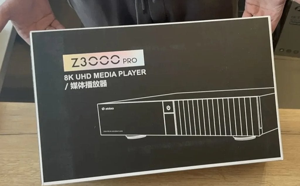Zidoo Z3000 Pro 8K UHD Mediaspeler, Ophalen of Verzenden, Zo goed als nieuw, HDMI, Zonder harde schijf