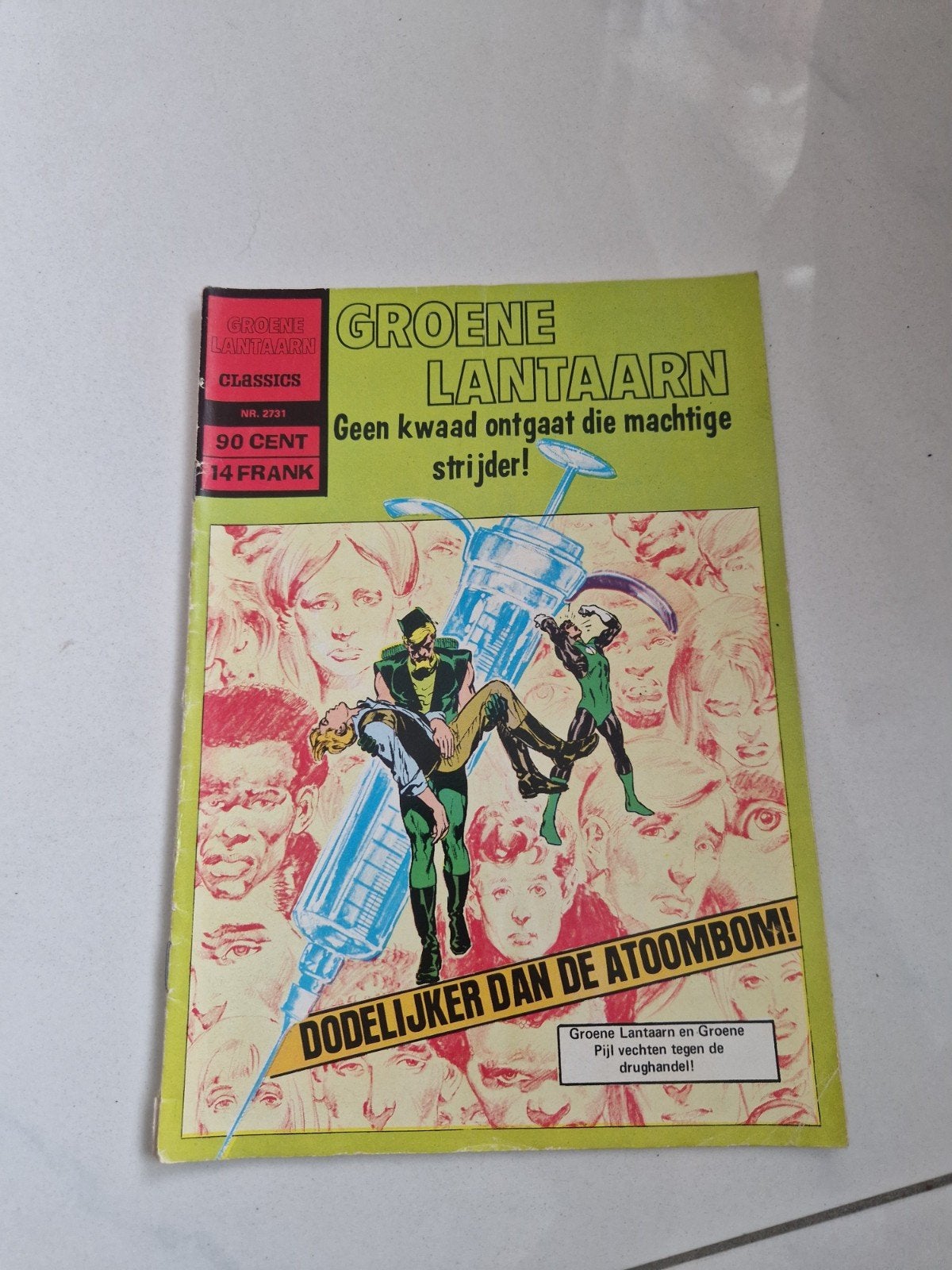 Groene Lantaarn Classics - Dodelijk dan de Atoombom!, Eén stripboek, Ophalen of Verzenden, Gelezen