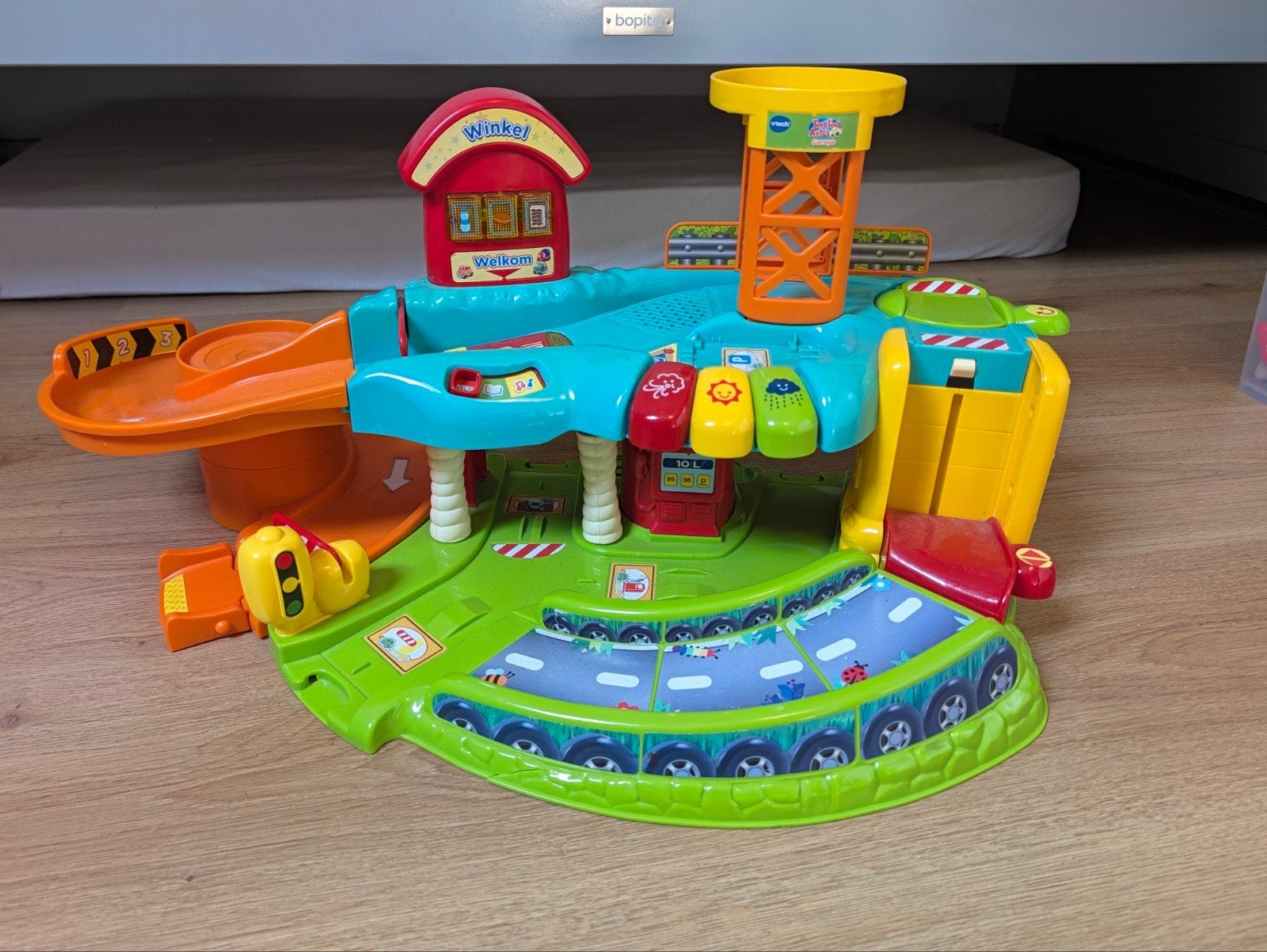 VTech Toet Toet Auto's Garage Speelset, Ophalen, Gebruikt, Auto, Met geluid