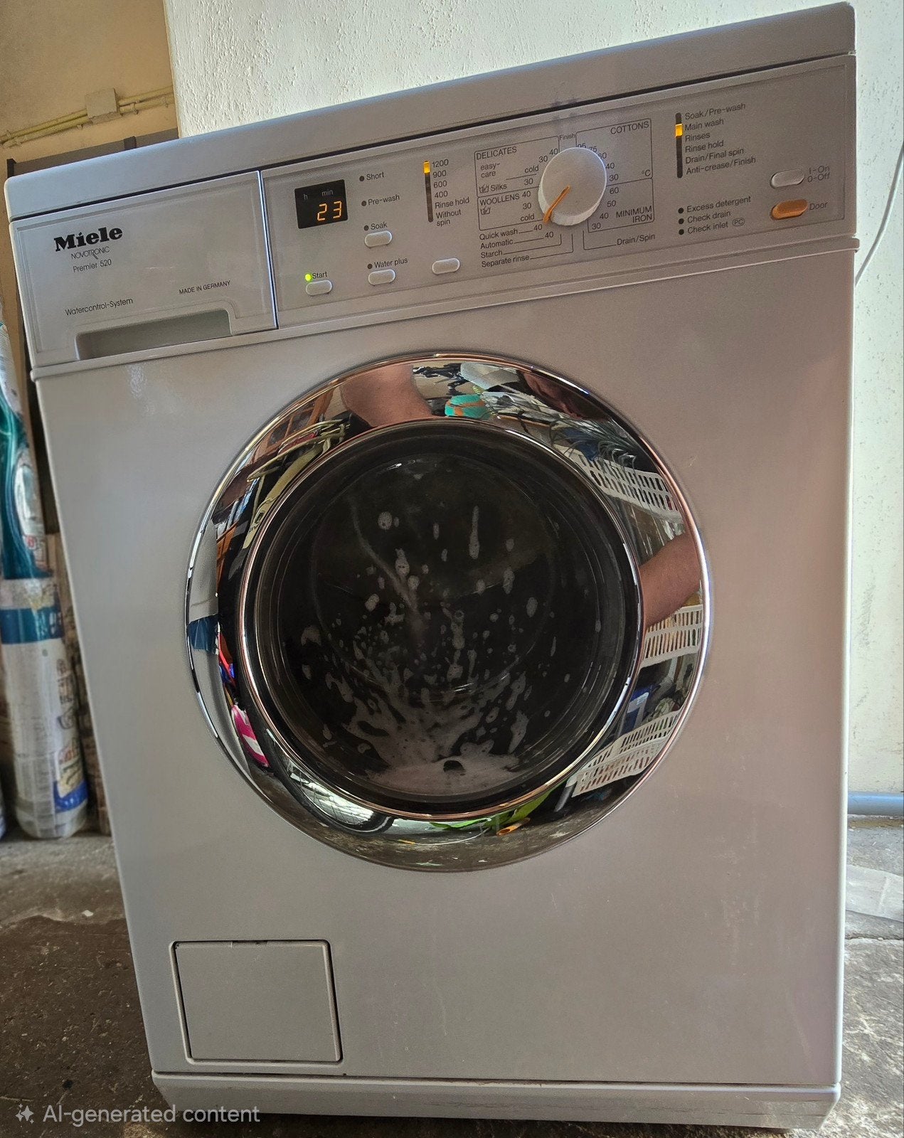 Miele Novotronic Premier 520 Wasmachine, 1200 tot 1600 toeren, Gebruikt, 4 tot 6 kg, Ophalen of Verzenden