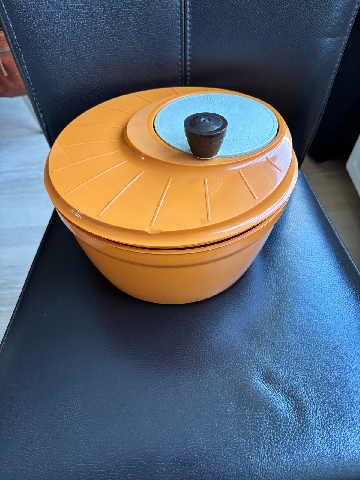 Vintage - Handige Groentecentrifuge - Oranje, Kunststof, Ophalen of Verzenden, Overige merken, Oranje