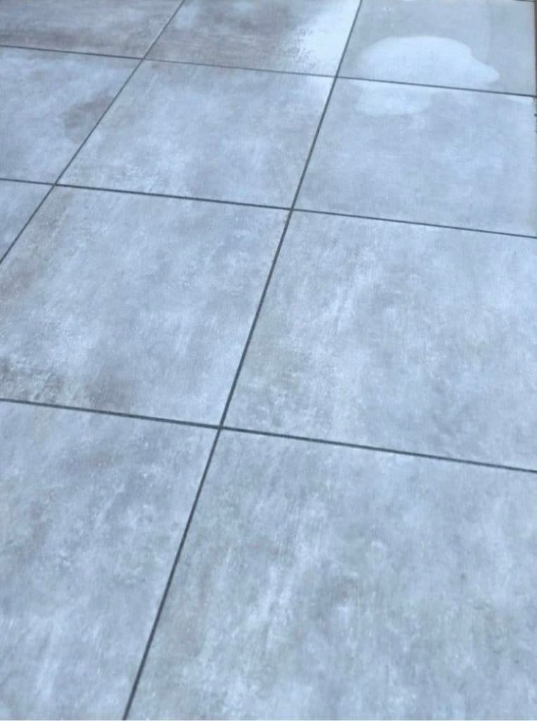 Te koop  Tegels geoceramica envogue greige 60x60x4, Tuin en Terras, Ophalen of Verzenden, Nieuw, Keramiek, Terrastegels