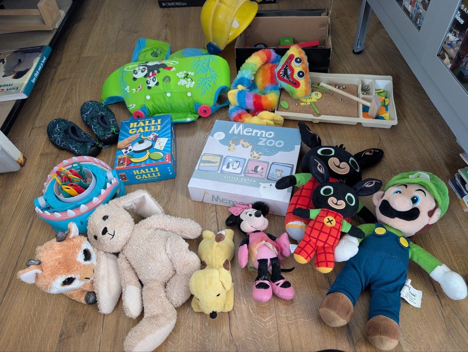 Grote partij speelgoed: knuffels, spellen en meer!, Ophalen of Verzenden, Gebruikt, Jongen of Meisje