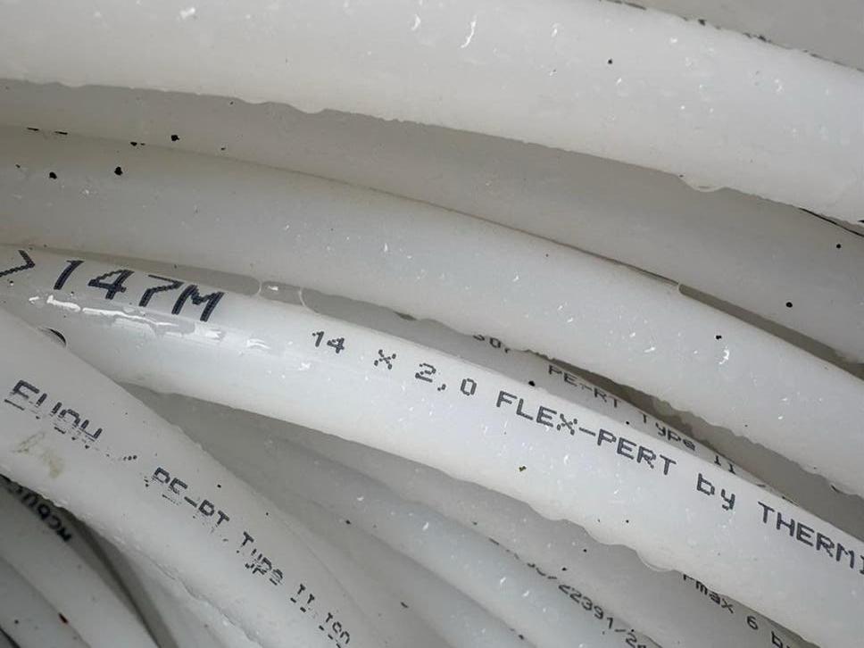 150m vloerverwarmingsbuis van Therminon 14x2.0., Doe-het-zelf en Verbouw, Buizen en Afvoer, Ophalen, Overige materialen, Overige typen