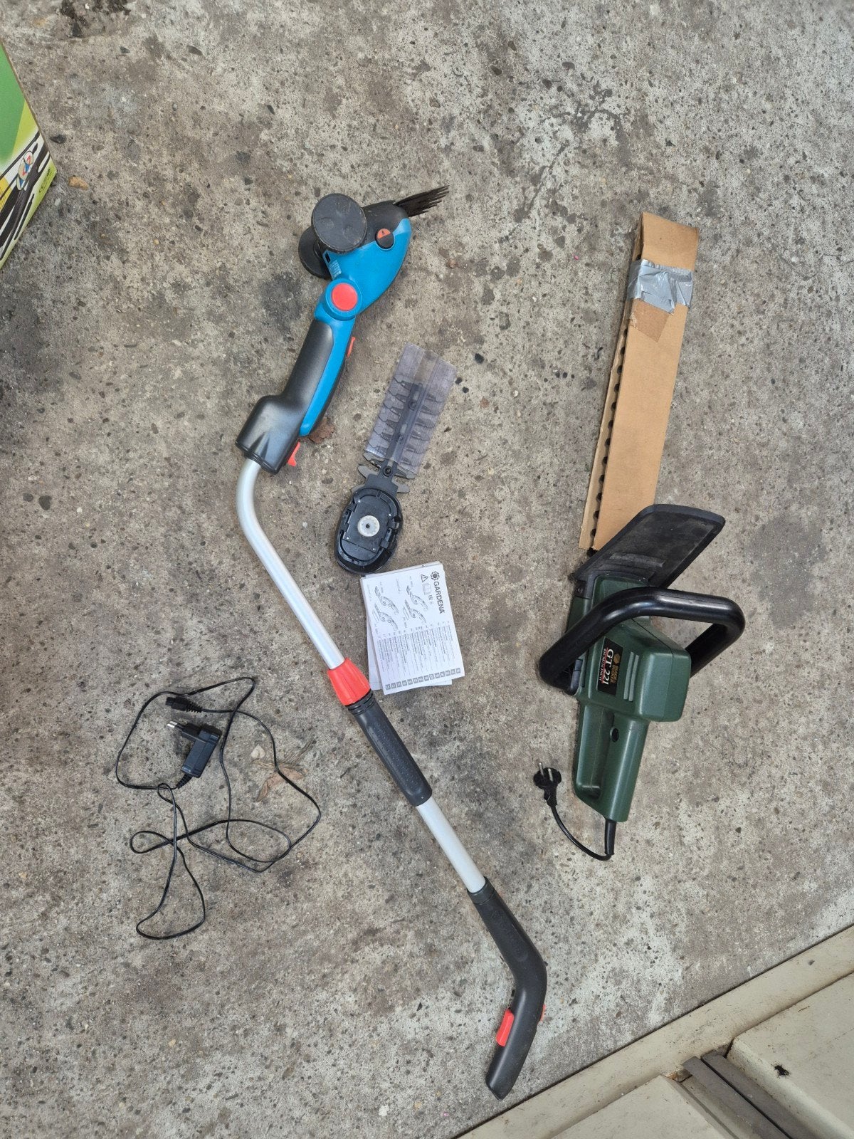 Gardena Boomschaar en Kantenknipper met Verlengstuk, Ophalen of Verzenden, Gebruikt