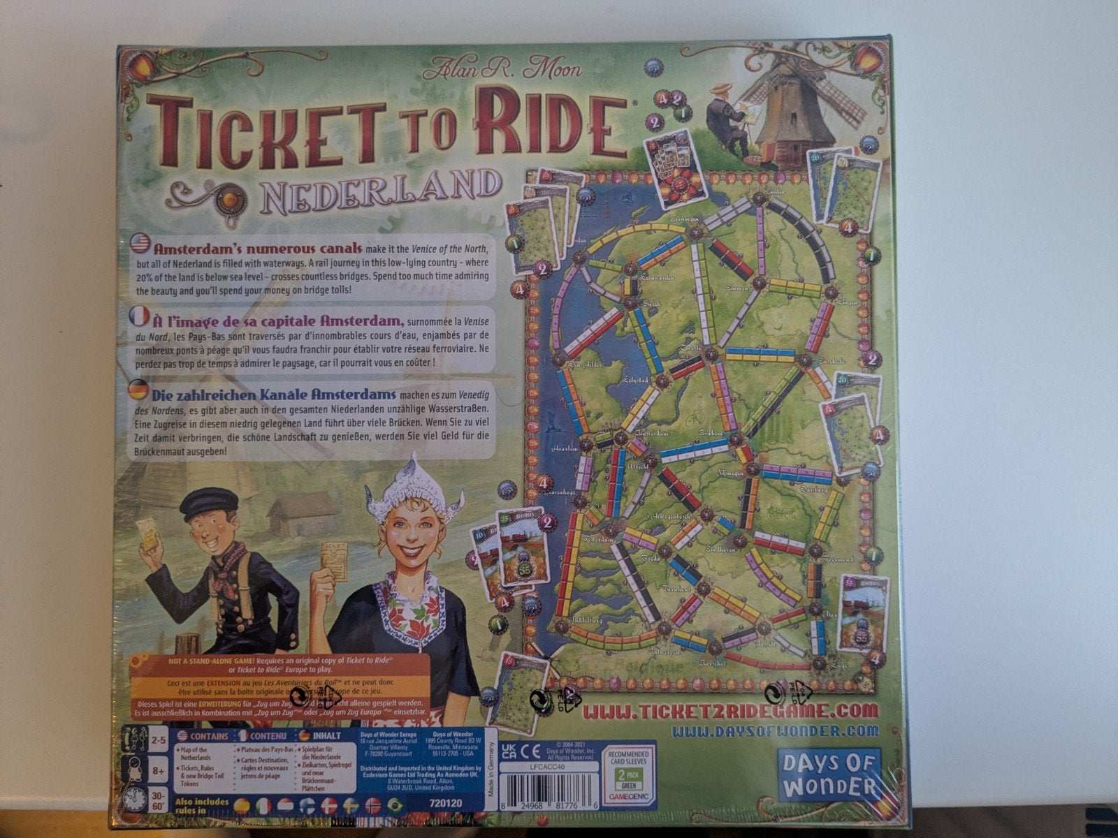 Ticket to Ride Nederland, Hobby en Vrije tijd, Gezelschapsspellen | Bordspellen, Drie of vier spelers, Ophalen of Verzenden, Nieuw