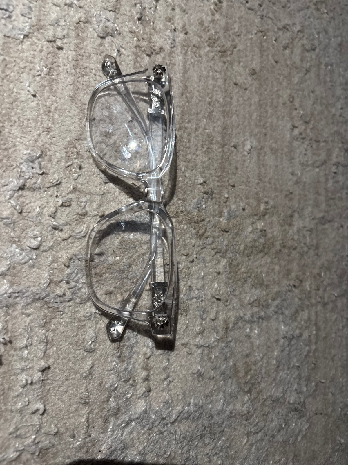 Stijlvolle Chrome Bril - Transparant Montuur, Sieraden, Tassen en Uiterlijk, Zonnebrillen en Brillen | Dames, Overige merken, Wit
