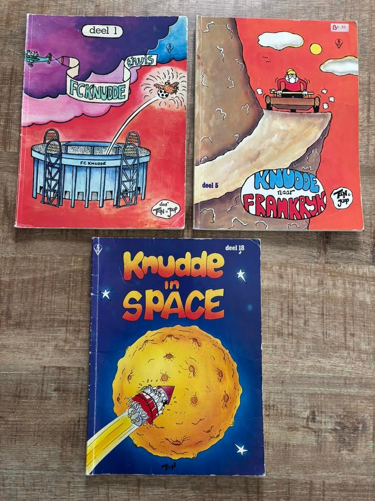 3 Knudde stripboeken in één koop, Boeken, Stripboeken, Meerdere stripboeken, Ophalen of Verzenden, Gelezen