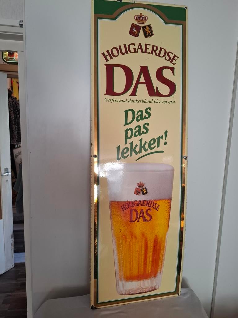 Emaille bord, Verzamelen, Biermerken, Ophalen of Verzenden, Gebruikt, Reclamebord, Plaat of Schild, Overige merken