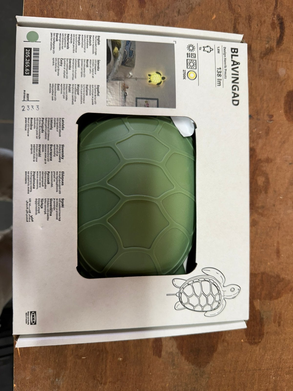 Hagel nieuwe ikea schilpad kinder lamp, Ophalen, Groen, Nieuw, Ophangbaar