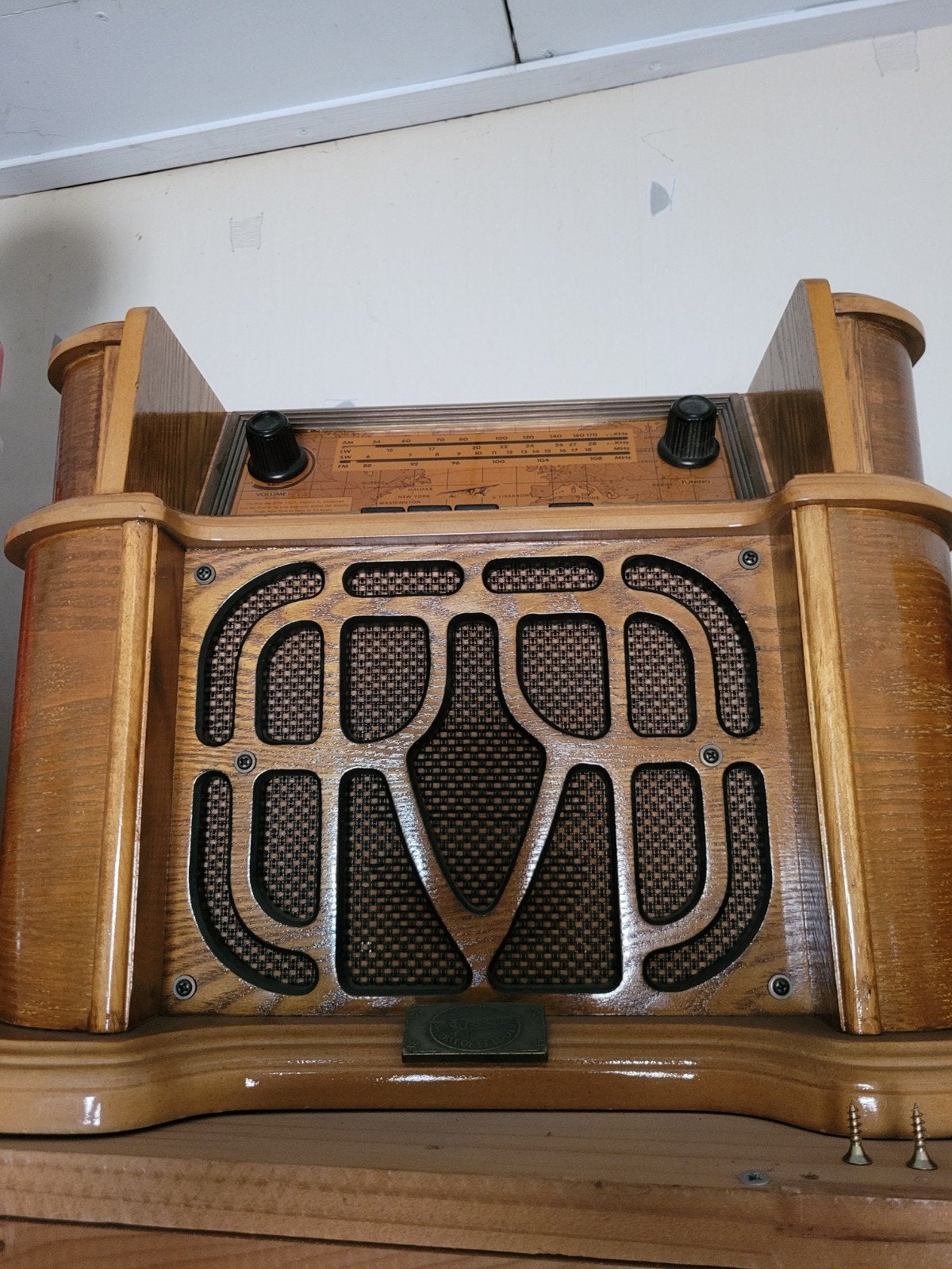 Vintage Houten Radio - Klassieke Uitstraling, Audio, Tv en Foto, Radio's, Ophalen of Verzenden, Gebruikt, Radio