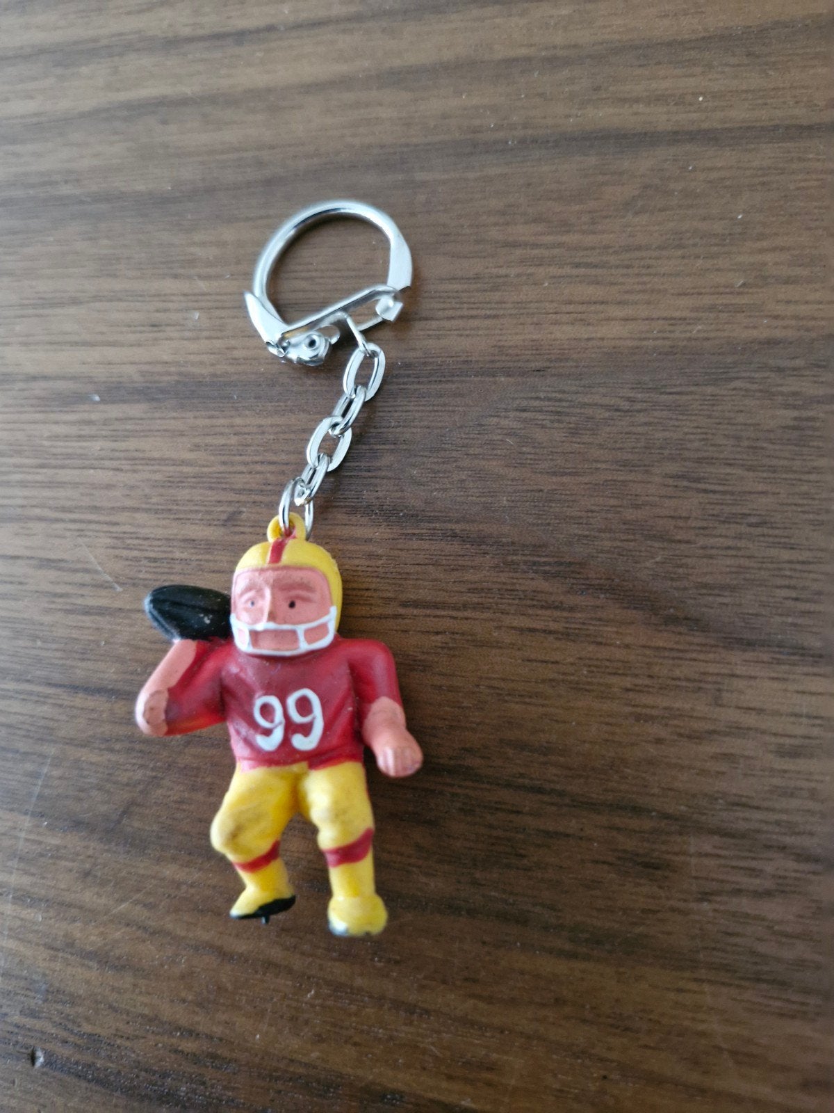 151 Sleutelhanger American Football Speler #99, Ophalen of Verzenden, Gebruikt, Sport
