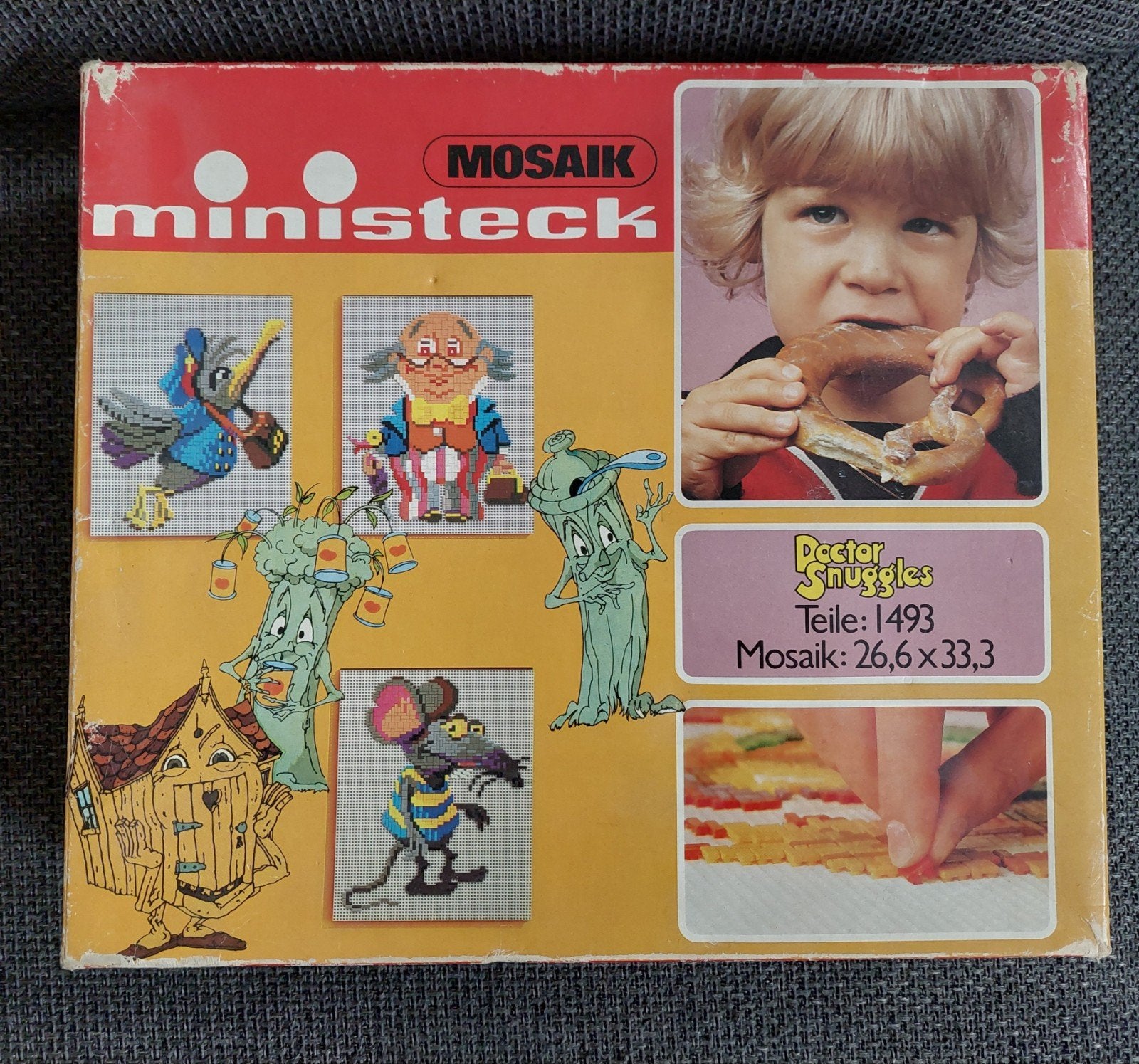 Ministeck Doctor Snuggles 047 Mozaïek Set - Vintage, Ophalen of Verzenden, Gebruikt, Box-set