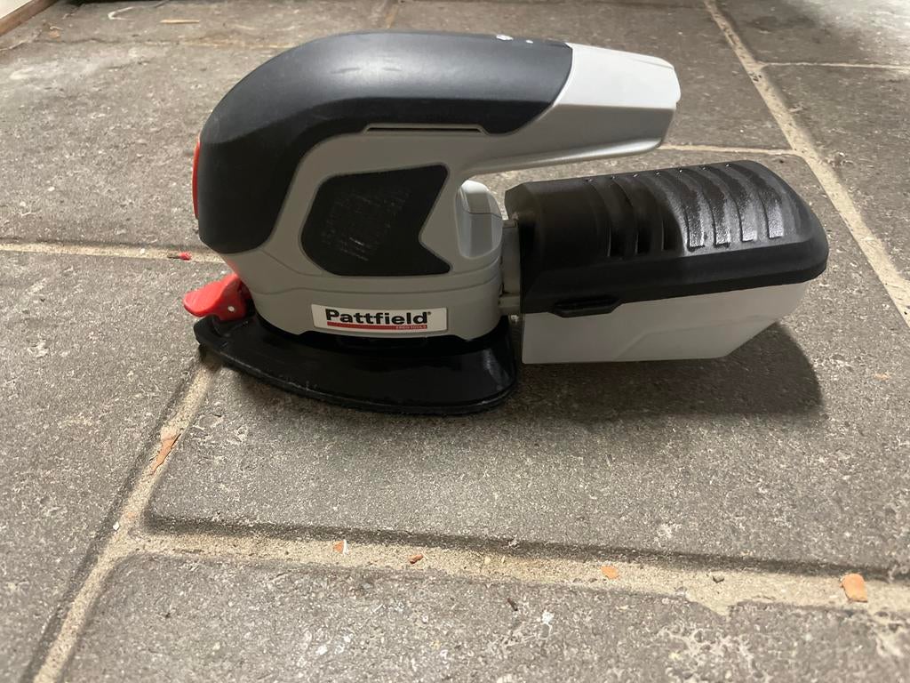 Pattfield Vlakschuurmachine accu body delta pe-20 dsb, Doe-het-zelf en Verbouw, Gereedschap | Schuurmachines, Ophalen of Verzenden