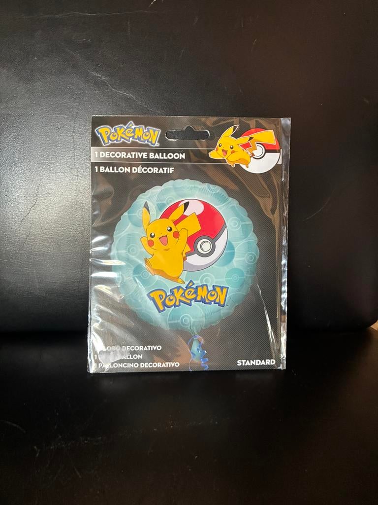 Pokémon Pikachu decorative balloon ballon nieuw, Ophalen of Verzenden, Nieuw, Versiering, Overige