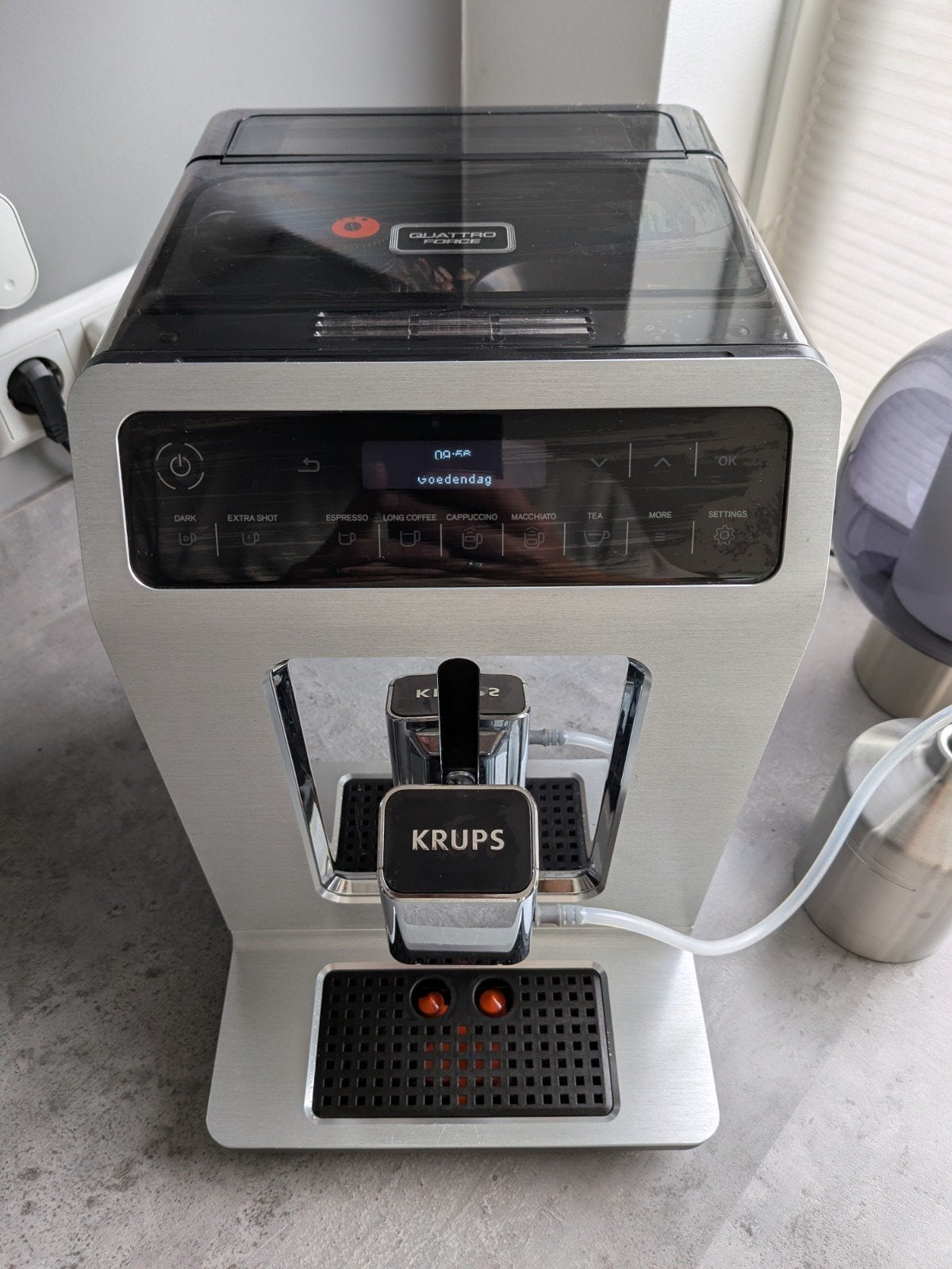 Krups Evidence Volautomatische Espressomachine extra filter, Ophalen, Afneembaar waterreservoir, Espresso apparaat, Koffiebonen