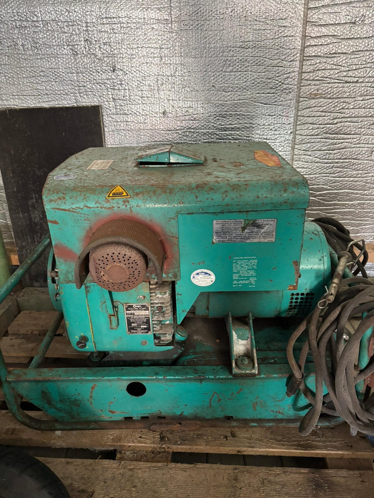 Aggregaat Portaweld, Doe-het-zelf en Verbouw, Ophalen, Gebruikt, Minder dan 5 kVA, Benzine