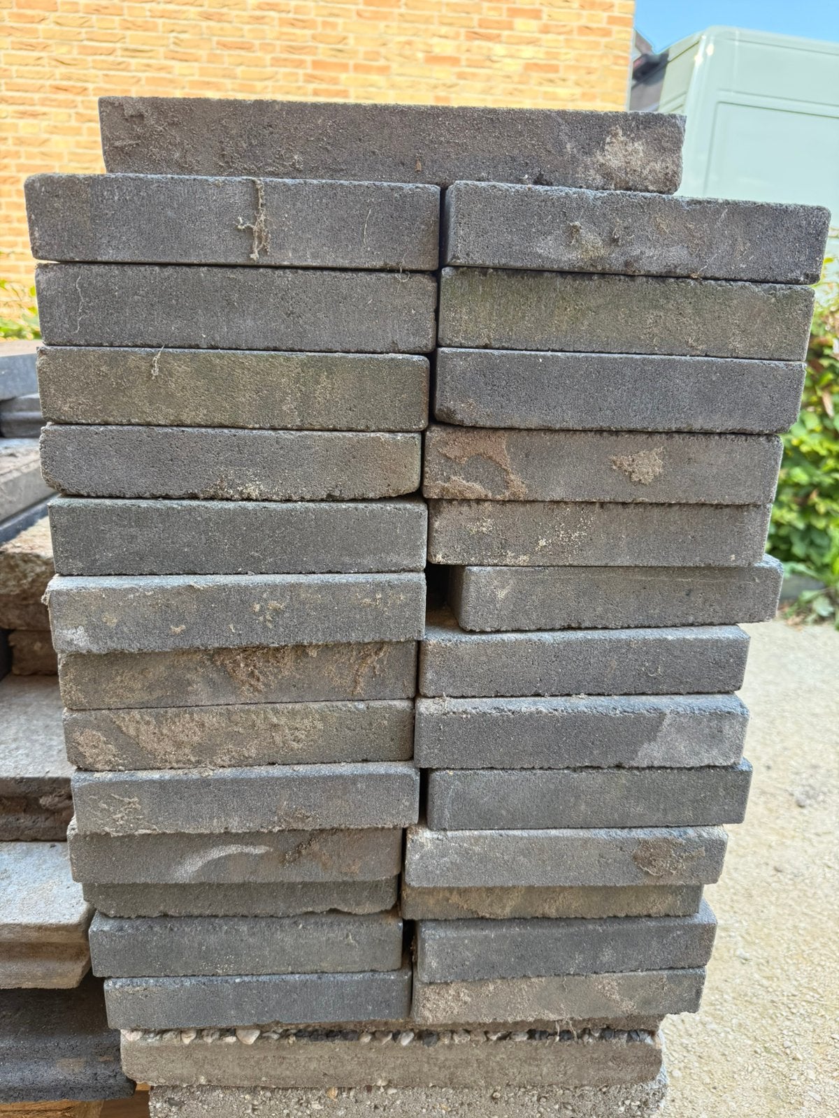 Betontegel antraciet 20 x 30 x 4, Ophalen, Zo goed als nieuw, Beton, Terrastegels