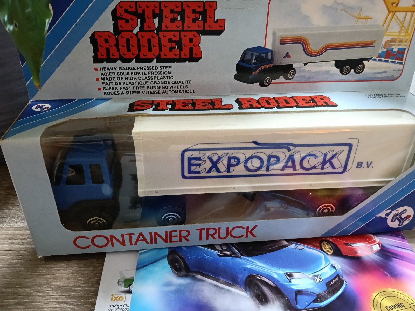 Vintage Steel Roder Expapack Containertruck Speelgoed, Verzenden, Nieuw
