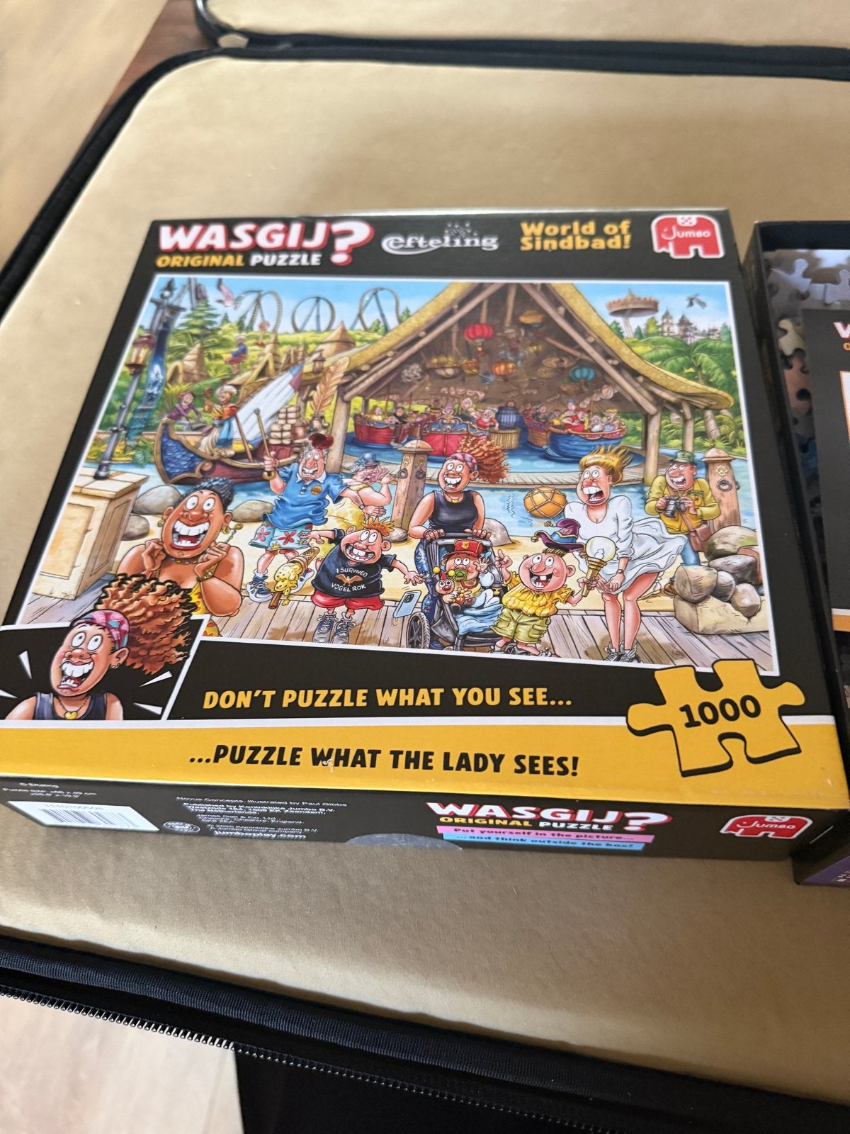 Wasgij Original Efteling World of Sindbad 1000 stukjes, Ophalen of Verzenden, 500 t/m 1500 stukjes, Zo goed als nieuw, Legpuzzel