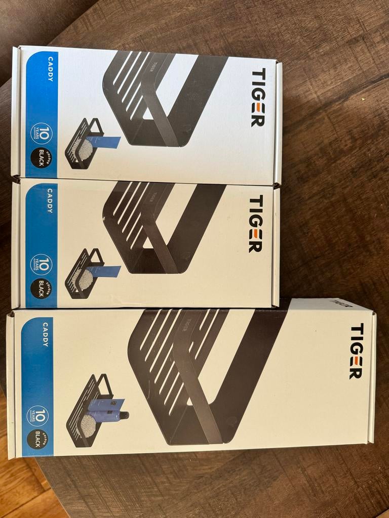 Tiger douche rekjes zwart, nieuw in doos! Waarde 105,-, Ophalen of Verzenden, Nieuw, Zwart, Overige typen