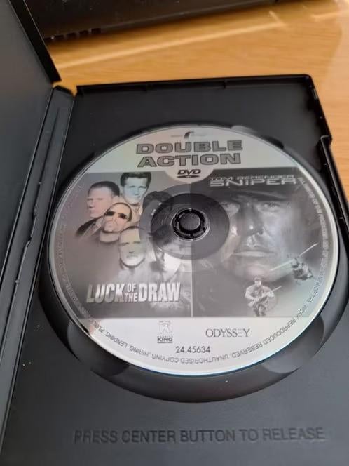 Dvd double action dvd, 2 films hh, Vanaf 16 jaar, Ophalen of Verzenden, Zo goed als nieuw, Actie
