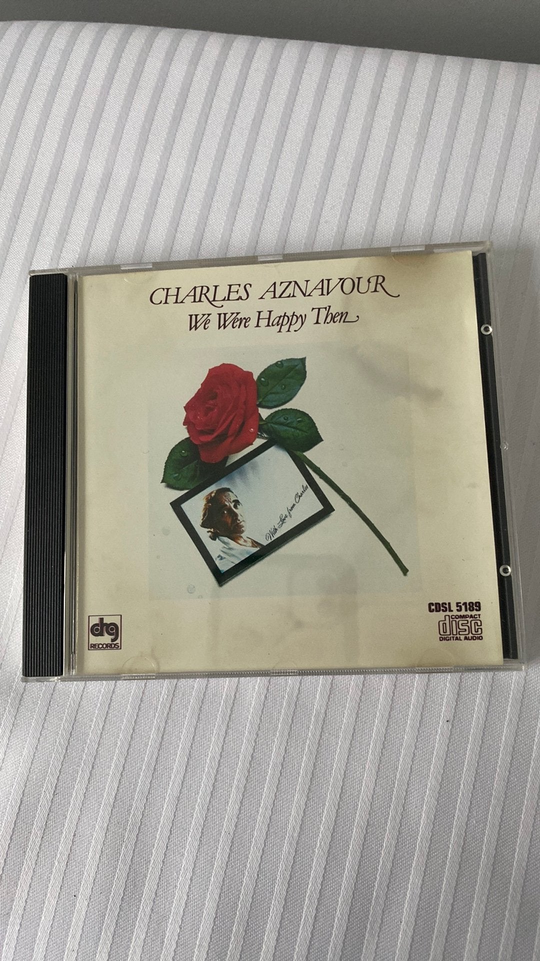 Charles Aznavour - We Were Happy Then CD, Ophalen of Verzenden, Gebruikt