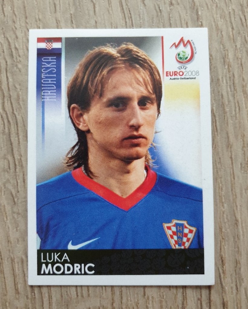 Modric Panini rookie plaatje, Verzenden, Zo goed als nieuw, Buitenlandse clubs, Poster, Plaatje of Sticker