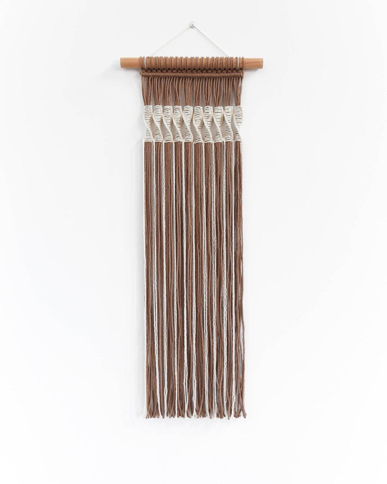 Nieuw wandkleed Mocha Spural handgemaakt 39 x 101 cm, 39 cm, 101 cm, Meerkleurig, Wandkleed