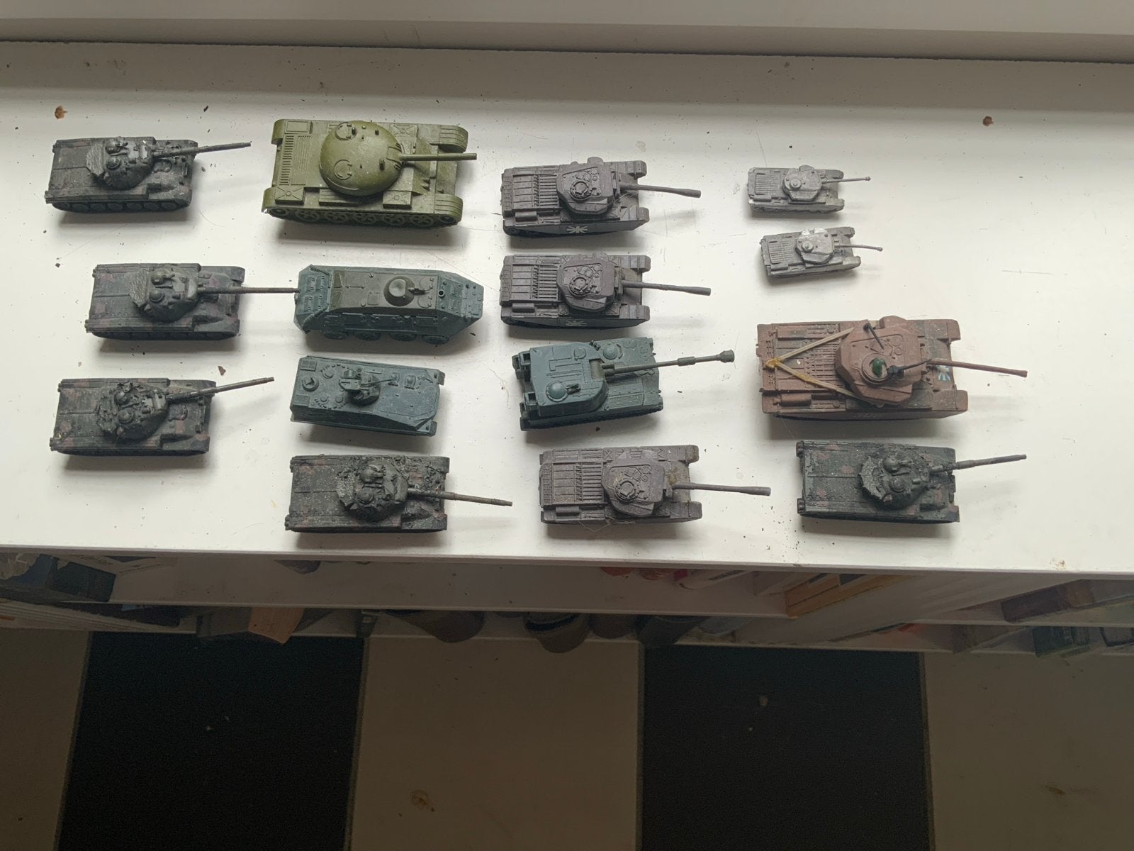 Diverse modelletjes tanks en pantservoertuigen, Verzenden, Landmacht, Nederland