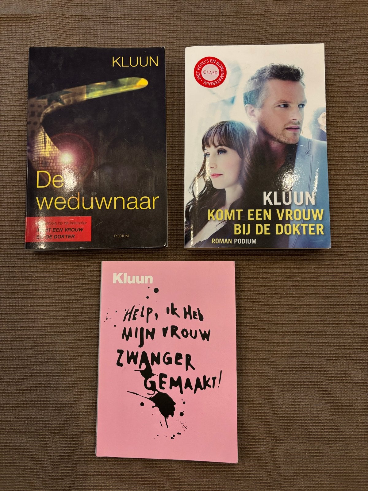 Kluun boeken: De Weduwnaar, Komt een vrouw bij de dokter, Ophalen of Verzenden, Gelezen, Nederland