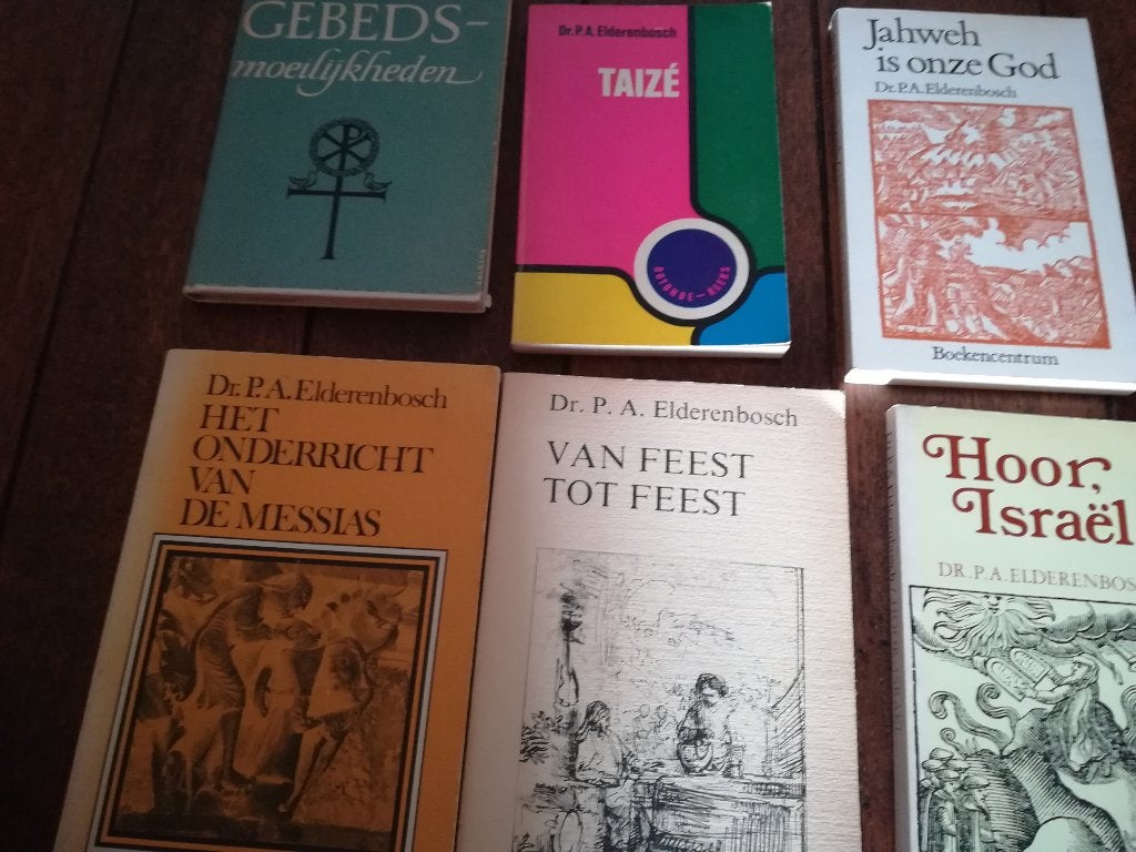 P.A. Elderenbosch: van feest tot feest + Taizé, Ophalen of Verzenden, Zo goed als nieuw, Christendom | Katholiek
