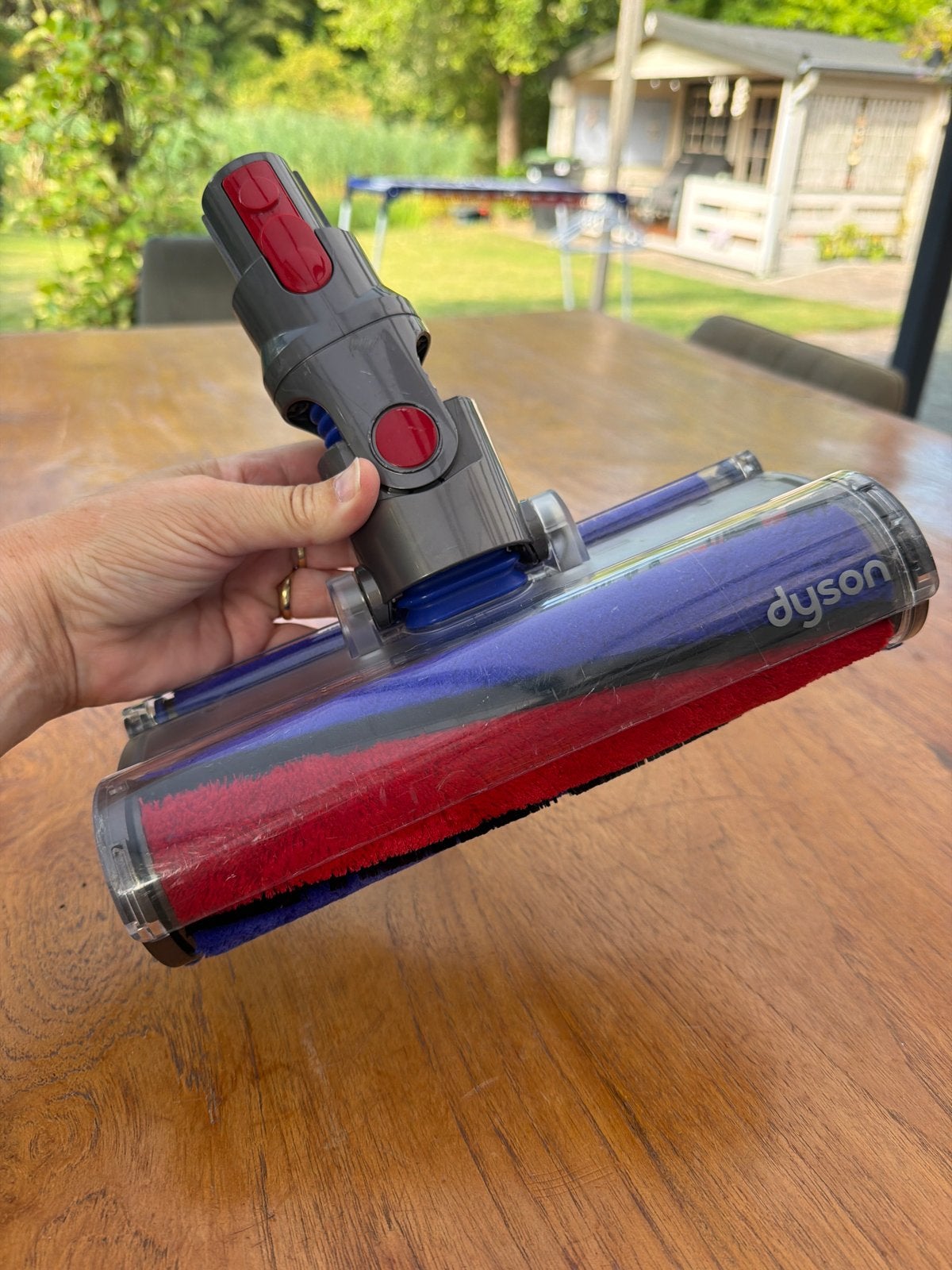 Dyson Fluffy voet voor V10 V11 steelstofzuiger (gebruikt), Ophalen of Verzenden, Gebruikt