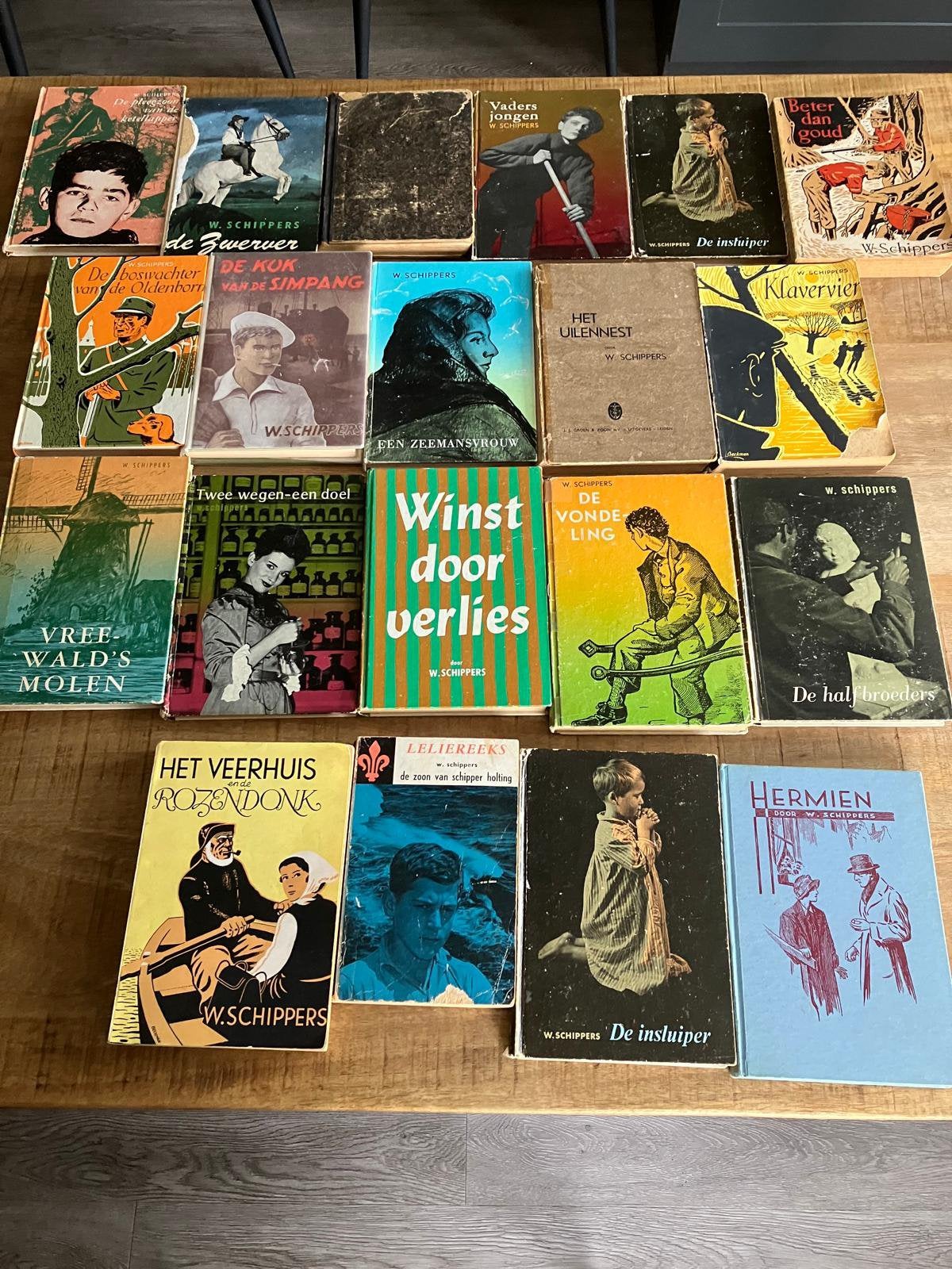 Boeken van W. Schipper, Boeken, Ophalen, Gelezen