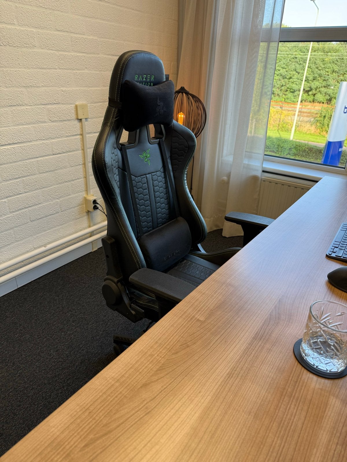 Razer Gaming Bureaustoel - Zo goed als nieuw, Huis en Inrichting, Zwart, Ophalen of Verzenden, Zo goed als nieuw, Bureaustoel