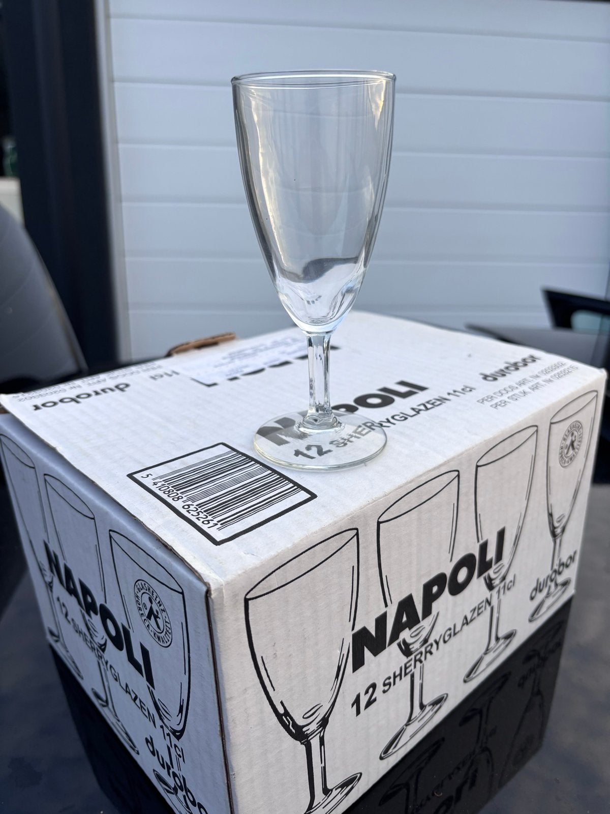 Nieuwe Duobor Napoli Sherryglazen - Set van 12, Nieuw, Ophalen of Verzenden, Overige merken, Glas