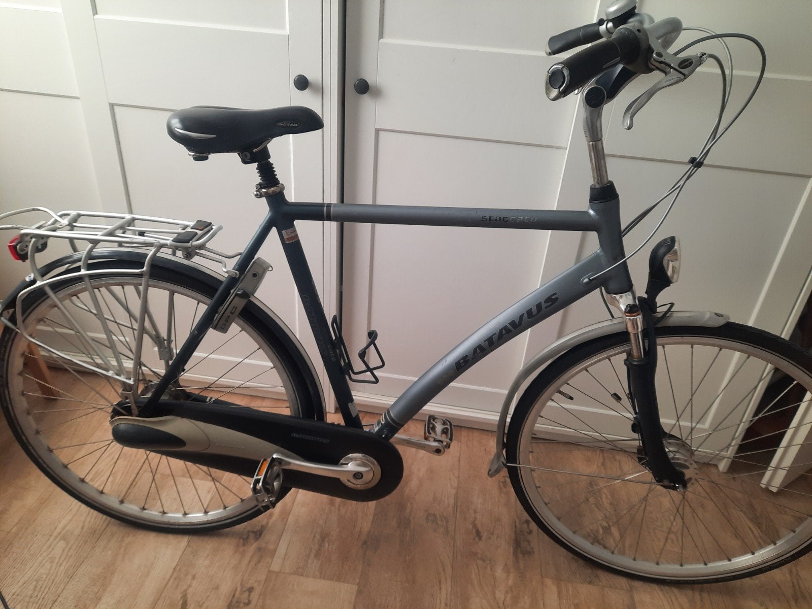 Batavus staccato herenfiets met 8 versnellingen, Fietsen en Brommers, Ophalen, Gebruikt, Versnellingen, Batavus