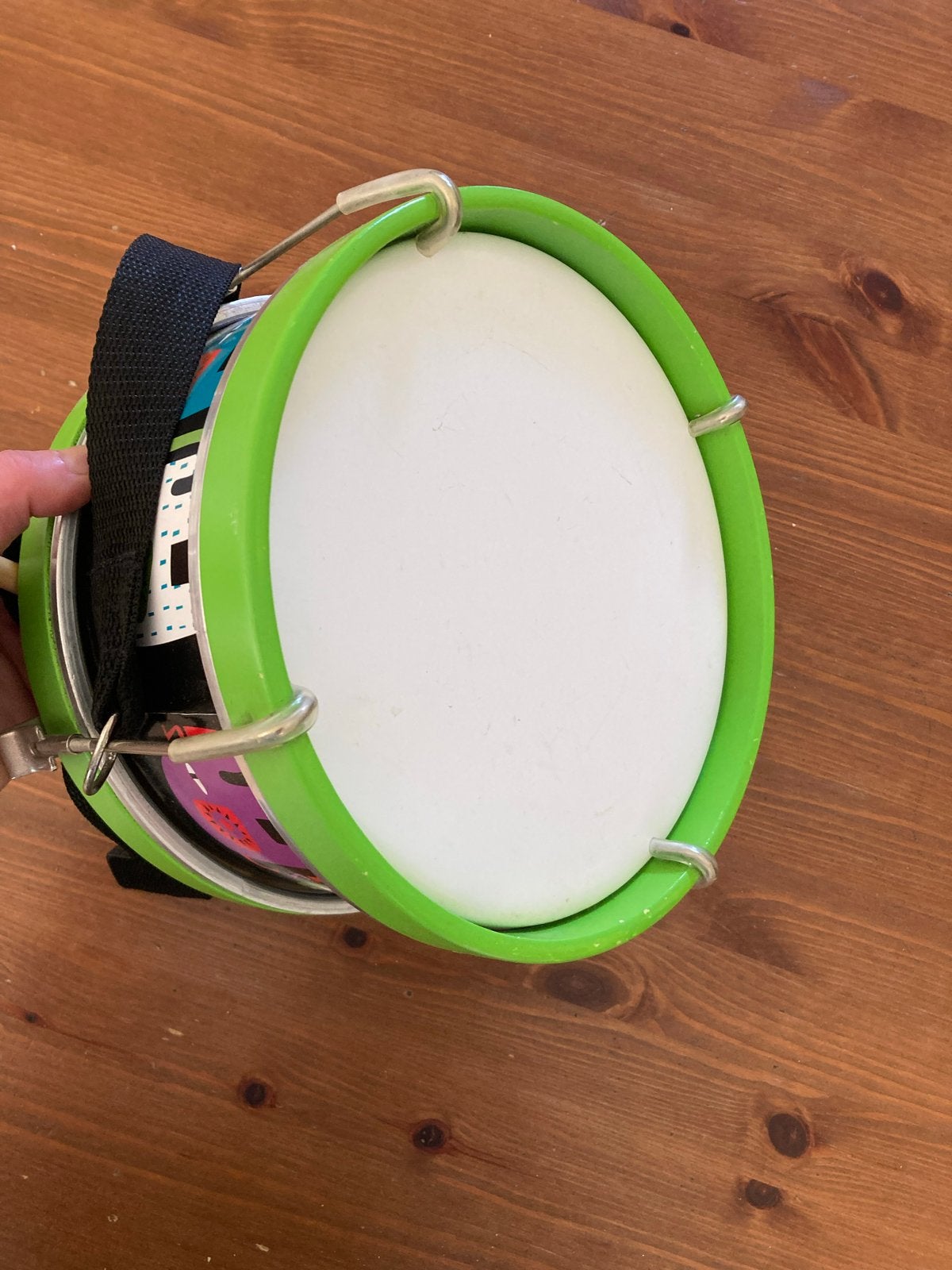 Kinder trommel met olifantenprint, Ophalen, Gebruikt, Overige merken
