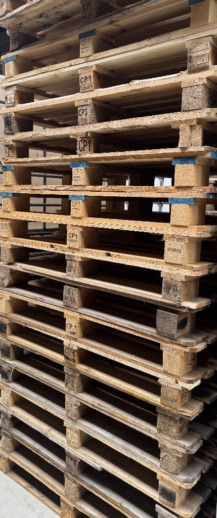 CP 1 PALLETS, Gebruikt, Ophalen of Verzenden, 50 mm of meer, Minder dan 200 cm