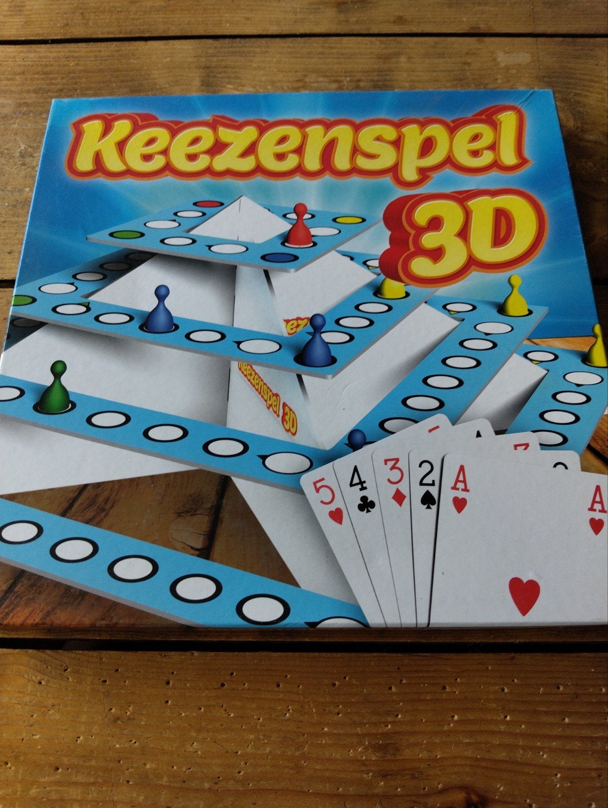 Keezenspel 3D - Leuk bordspel voor het hele gezin! Nieuw!!, Een of twee spelers, Ophalen of Verzenden, Nieuw