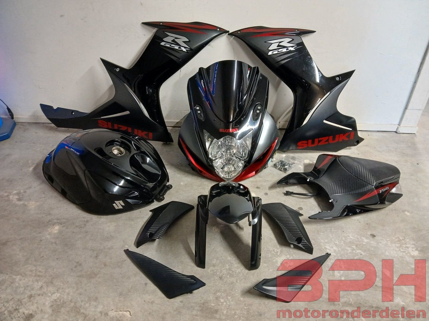 Kappenset / kuipset + tank Suzuki GSX-R 750 L1 L2 L3 L4 L5 L, Ophalen, Gebruikt, -, -