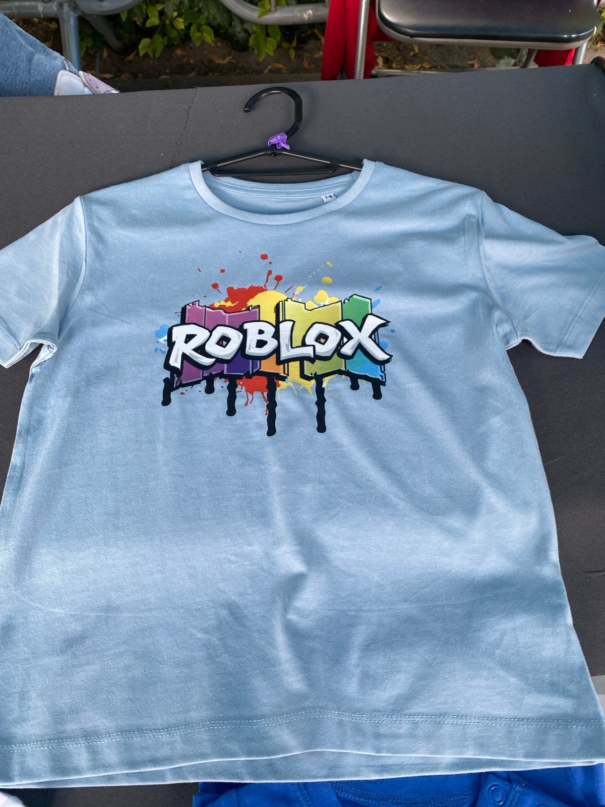 Roblox T-shirt voor kinderen - Maat 7-8 jaar, Ophalen of Verzenden, Gebruikt, Jongen of Meisje