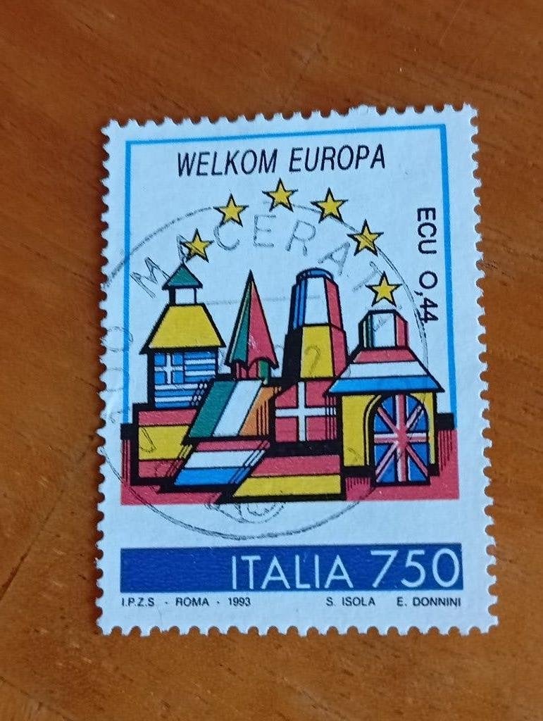 italie 1993, Postzegels en Munten, Ophalen of Verzenden, Gestempeld