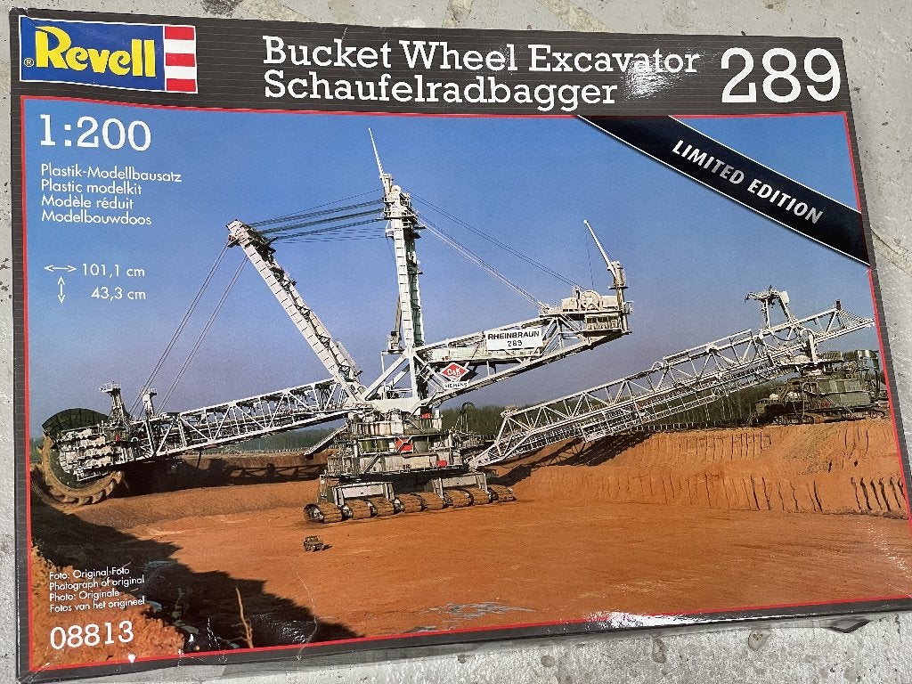 Revell Bucket Wheel Excavator 289 Schaufelradbagger 1:200, Hobby en Vrije tijd, Modelbouw | Overige, Ophalen of Verzenden, Zo goed als nieuw