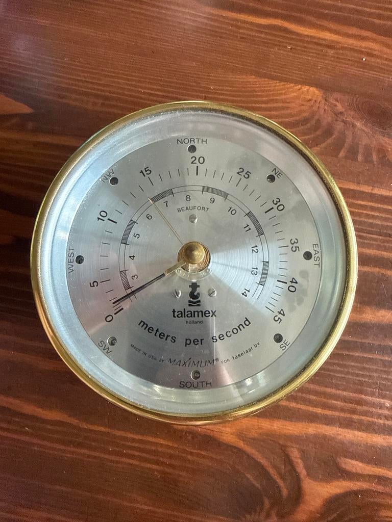 Talamex Windsnelheidsmeter, Watersport en Boten, Ophalen of Verzenden, Gebruikt