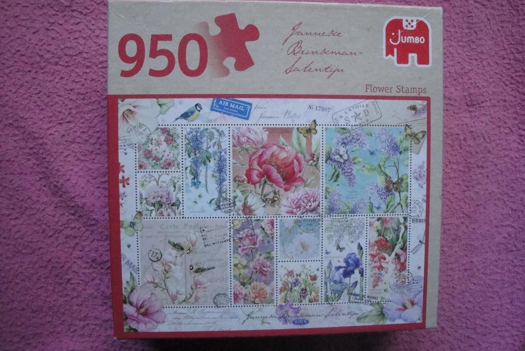 JUMBODISET JANNEKE BRINKMAN VALENTIJN 950st.  2.95euro, Ophalen of Verzenden, 500 t/m 1500 stukjes, Zo goed als nieuw, Legpuzzel