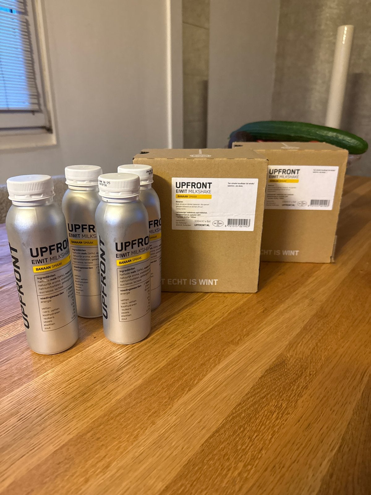 16 Upfront Eiwit Milkshake banaan, Ophalen of Verzenden, Nieuw, Poeder of Drank