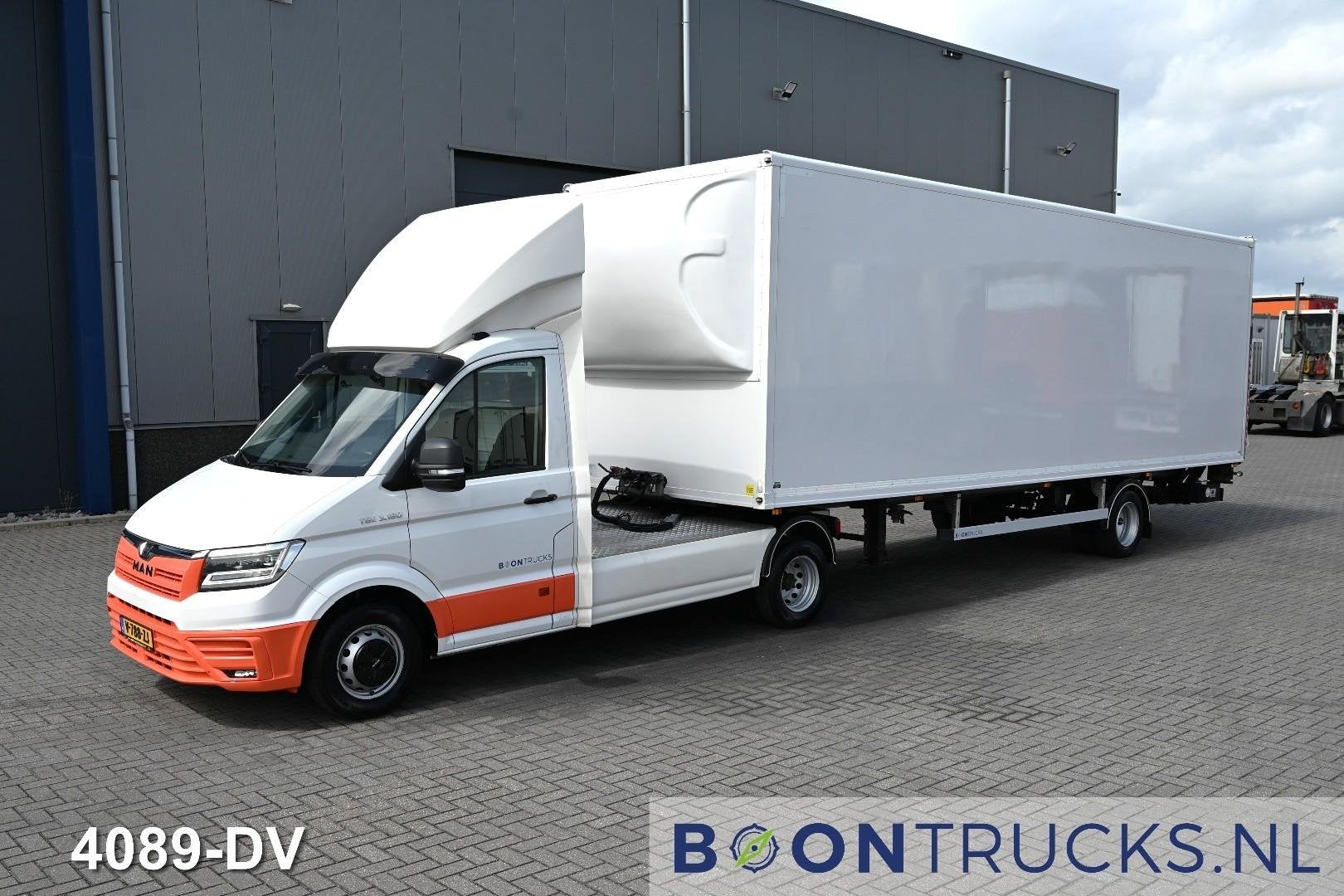 MAN TGE + BUNK TRAILER | 7 TON * LAADKLEP 1000KG * NL PAPERS, Automaat, Gebruikt, Euro 6, MAN